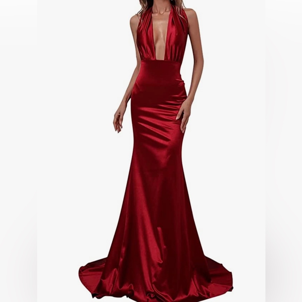 Satin Party Gown